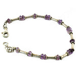 Load image into Gallery viewer, Amethyst Gemstone Bracelet | Sterling Silver | Women's Jewelry