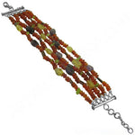 Load image into Gallery viewer, Beaded Gemstone Bracelet | Multi-Strand Bracelet for Women