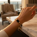 Load image into Gallery viewer, Smoky Quartz & Silver Chain Bracelet for Women | Daily Wear