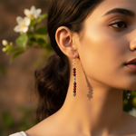 Load image into Gallery viewer, 925 Silver Garnet Beaded Dangle Earrings | Women's Jewelry Gift