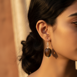 Load image into Gallery viewer, Smoky Quartz Sterling Silver Earrings | Faceted Gemstone Jewelry