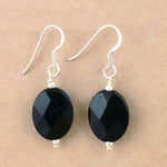 Load image into Gallery viewer, 925 Silver Black Onyx Earrings for Women | Daily Wear