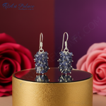 Load image into Gallery viewer, 925 Silver Blue Sapphire Drop Earrings for Women | Gift