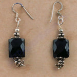 Load image into Gallery viewer, 925 Silver Black Onyx Dangle Earrings for Women | Gemstone Jewelry