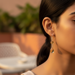 Load image into Gallery viewer, Citrine Gemstone Dangle Earrings | 925 Silver | Women's Jewelry