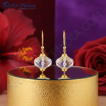 Load image into Gallery viewer, gold plating Crystal Beaded Dangle Earrings | Women's Jewelry Gift