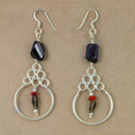 Load image into Gallery viewer, 925 Silver Gemstone Drop Earrings for Women | Dangle Earrings