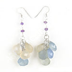 Load image into Gallery viewer, 925 Silver Gemstone Drop Earrings for Women | Dangle Earrings