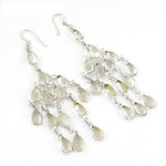 Load image into Gallery viewer, 925 Silver Chandelier Drop Earrings | Statement Jewelry for Women