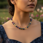 Load image into Gallery viewer, Gemstone Beaded Necklace | Semi-Precious Stone Jewelry for Women