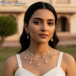 Load image into Gallery viewer, 925 Silver Rose Quartz Necklace for Women | Dainty Jewelry