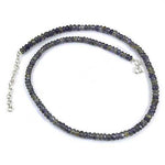 Load image into Gallery viewer, Iolite Bead Necklace | Sterling Silver | Women's Gift
