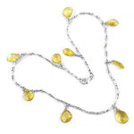 Load image into Gallery viewer, 925 Silver Citrine Gemstone Necklace for Women | Gift Jewelry