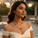 Load image into Gallery viewer, 925 Silver Black Onyx Beaded Necklace | Women's Fashion Jewelry