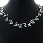 Load image into Gallery viewer, gold plating Moonstone Teardrop Necklace for Women | Dainty Jewelry