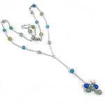 Load image into Gallery viewer, 925 Silver Beaded Necklace for Women | Gemstone Jewelry