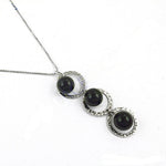 Load image into Gallery viewer, 925 Silver Black Pearl Pendant Necklace for Women | Gift