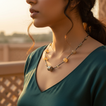 Load image into Gallery viewer, Beaded Stone Necklace for Women | Daily Wear Necklace