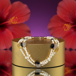 Load image into Gallery viewer, Multi-Strand Pearl Necklace with Gemstones | Women's Jewelry Gift