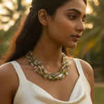 Load image into Gallery viewer, Multi-Strand Gemstone Necklace for Women | Statement Jewelry