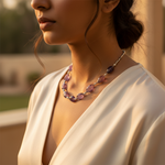 Load image into Gallery viewer, Amethyst Gemstone Necklace for Women | Sterling Silver Jewelry