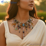 Load image into Gallery viewer, Gemstone Beaded Necklace | Artisan Jewelry | For Women