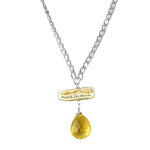 Load image into Gallery viewer, Silver Pearl & Citrine Pendant Necklace for Women | Gift Jewelry