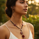 Load image into Gallery viewer, Red Stone Beaded Necklace | Handmade Jewelry for Women