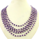 Load image into Gallery viewer, Amethyst Beaded Necklace | Purple Gemstone Jewelry for Women