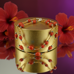 Load image into Gallery viewer, Red Coral Bead Necklace | Handmade Gemstone Jewelry for Women