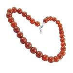 Load image into Gallery viewer, Carnelian Bead Necklace for Women | Red Gemstone Jewelry Gift