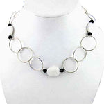 Load image into Gallery viewer, Silver Geometric Necklace for Women | Fashion Jewelry