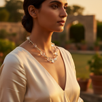 Load image into Gallery viewer, Clear Quartz Bead Necklace for Women | Gemstone Jewelry