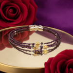 Load image into Gallery viewer, Garnet Bead Layered Necklace | Women's Jewelry | Gift