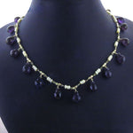 Load image into Gallery viewer, Amethyst & Pearl Beaded Necklace | gold plating Chain | Women's Jewelry