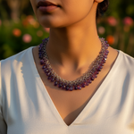 Load image into Gallery viewer, Amethyst Gemstone Dangle Necklace | Women's Jewelry | Gift