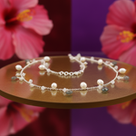 Load image into Gallery viewer, Silver Pearl Labradorite Necklace for Women | Daily Wear