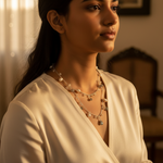 Load image into Gallery viewer, Silver Pearl Labradorite Necklace for Women | Daily Wear