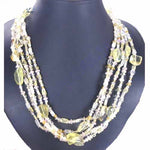 Load image into Gallery viewer, Multi-Strand Citrine Bead Necklace for Women | Gemstone Jewelry