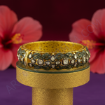 Load image into Gallery viewer, gold plating Filigree Diamond Bangle Bracelet | Luxury Jewelry