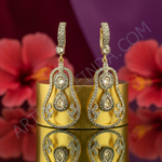Load image into Gallery viewer, gold plating Diamond Teardrop Earrings for Women | Luxury Jewelry
