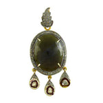 Load image into Gallery viewer, Gemstone Pendant with Diamonds for Women | Art Palace Jewelry