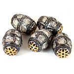 Load image into Gallery viewer, Beaded Diamond-Cut Beads for Jewelry Making | gold plating & Silver Design