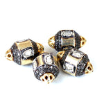 Load image into Gallery viewer, gold plating & Black Diamond Beads for Jewelry Making | Art Palace