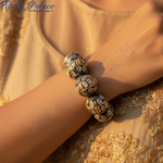 Load image into Gallery viewer, Silver Beads with Diamonds | Round Beads for Jewelry Making