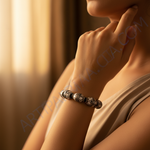 Load image into Gallery viewer, Silver Beads with Diamonds | Handmade Jewelry for Women