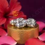 Load image into Gallery viewer, Silver Beads with Diamonds | Handmade Jewelry for Women