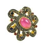 Load image into Gallery viewer, Gemstone Ring for Women | Ruby & Sapphire | Art Palace Jewelry