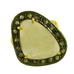 Load image into Gallery viewer, gold plating Ring with Diamond & Gemstone Accents | Women's Jewelry