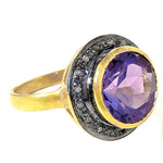 Load image into Gallery viewer, Amethyst Ring for Women | Oxidized Silver | Gift